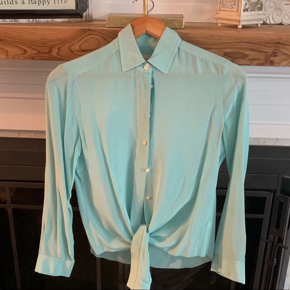 Light green blouse